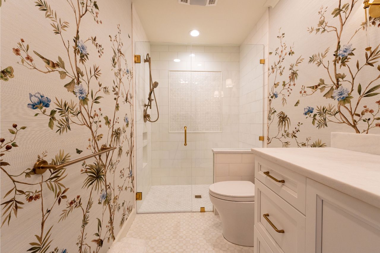 Boutique botanical bathroom renovation
